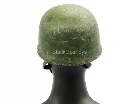 Weathered Green Helmet