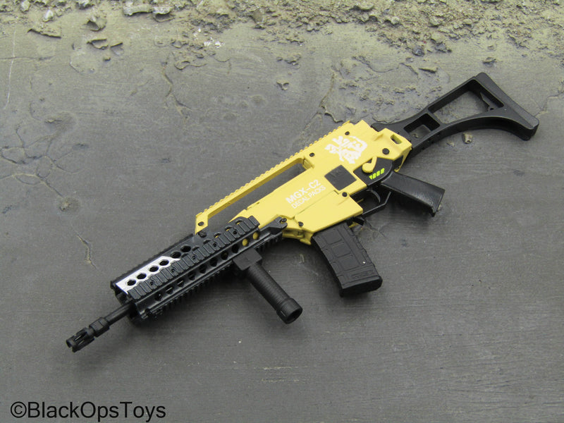 Load image into Gallery viewer, Zone Vigilante - Yellow &amp; Black G36 Rifle w/Folding Stock
