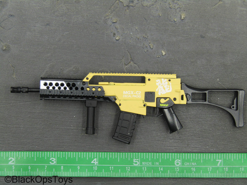 Load image into Gallery viewer, Zone Vigilante - Yellow &amp; Black G36 Rifle w/Folding Stock
