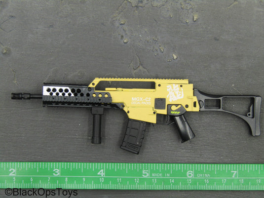 Zone Vigilante - Yellow & Black G36 Rifle w/Folding Stock