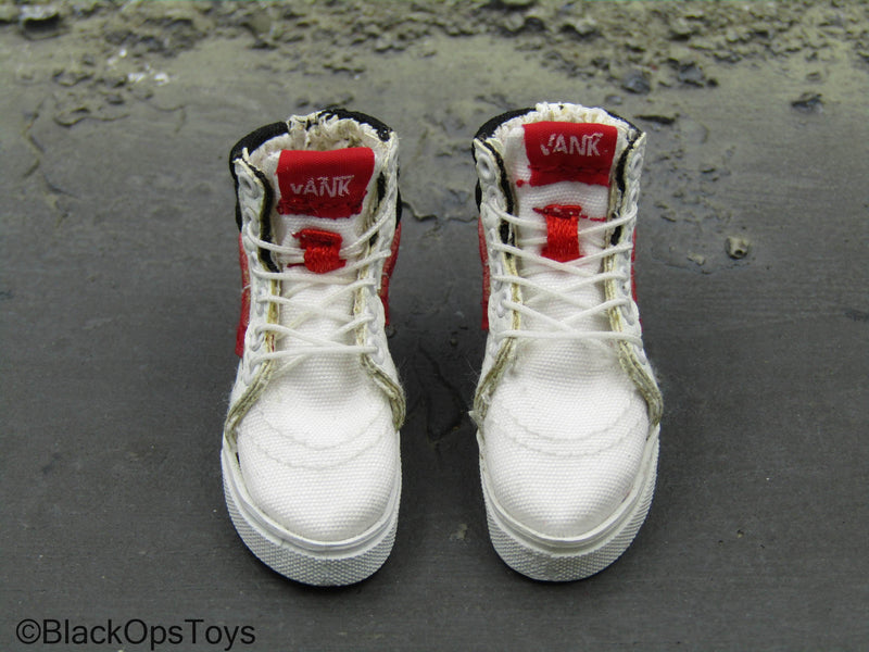 Load image into Gallery viewer, Zone Vigilante - White Sneaker Shoes (Foot Type)
