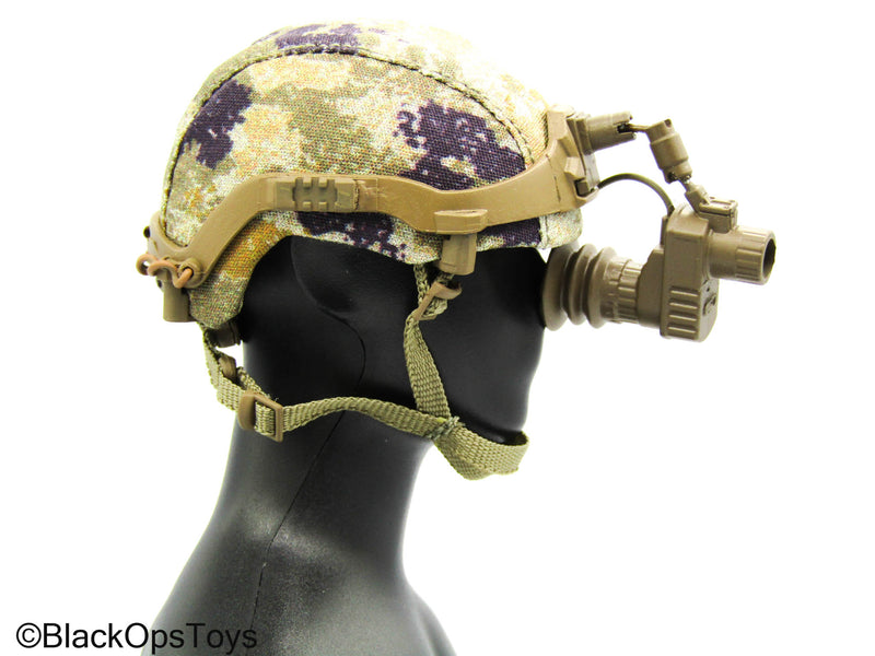 Load image into Gallery viewer, Precision Shooter - Type 07 Pixelated Helmet w/NVG
