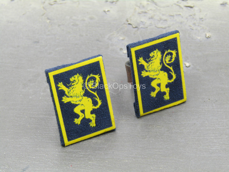 Load image into Gallery viewer, Malta Knights - Templar - Blue &amp; Yellow Arm Armor Plates
