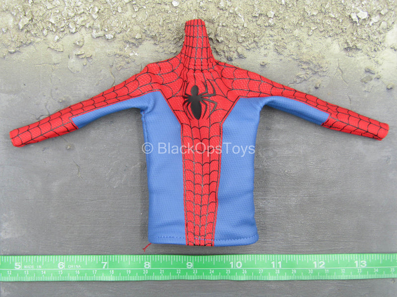 Load image into Gallery viewer, Middle-Aged Spider-Man - Red &amp; Blue Spider Shirt
