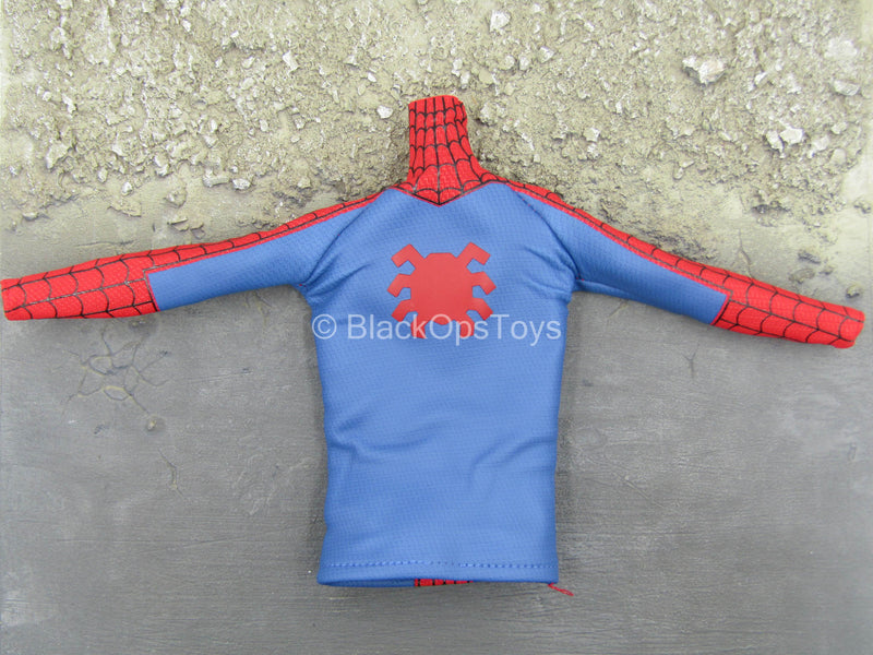 Load image into Gallery viewer, Middle-Aged Spider-Man - Red &amp; Blue Spider Shirt
