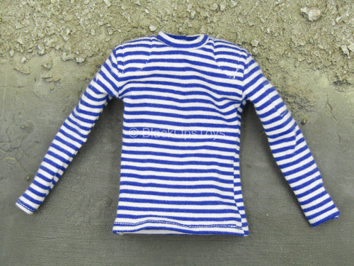 Russian USSR Spetsnaz - Blue & White Striped Shirt