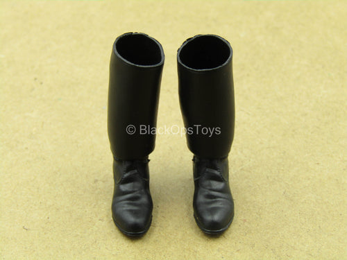 1/12 - WWII German - Black Boots (Peg Type)