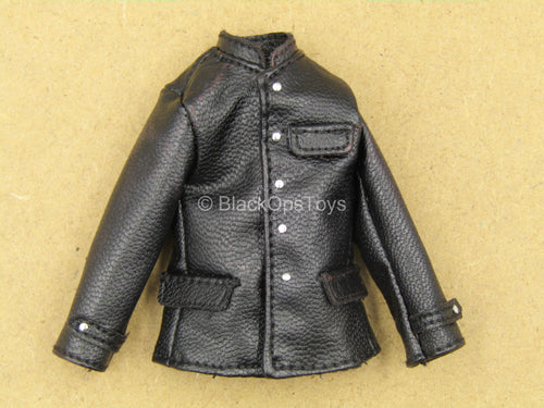 1/12 - WWII German - Black Leather Like Jacket