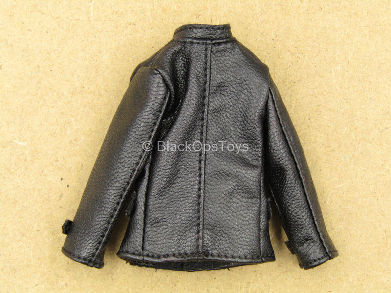 Load image into Gallery viewer, 1/12 - WWII German - Black Leather Like Jacket
