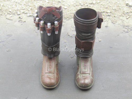 Star Wars - The Mandalorian - Weathered Boots w/Shin Guards (Peg Type)