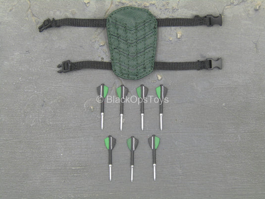 Green Vigilante - Throwing Darts (x7) w/Drop Leg Sheath