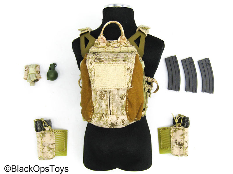 Load image into Gallery viewer, NSWDG Infiltration Team Ver. S - Camo MOLLE Vest Set
