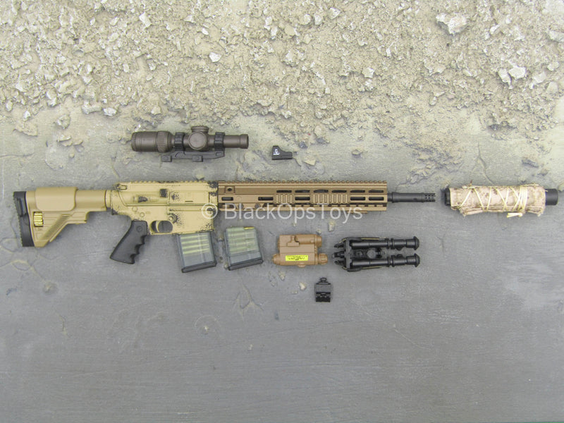 Load image into Gallery viewer, SMU Operator Part X - 417 7.62 Designated Marksman Rifle w/Attachment Set
