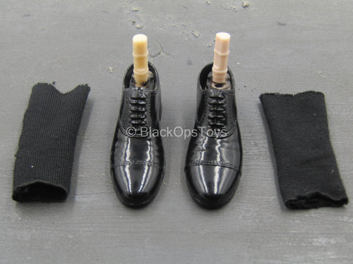 Pulp Fiction - Vincent - Black Shoes w/Socks (Peg Type)