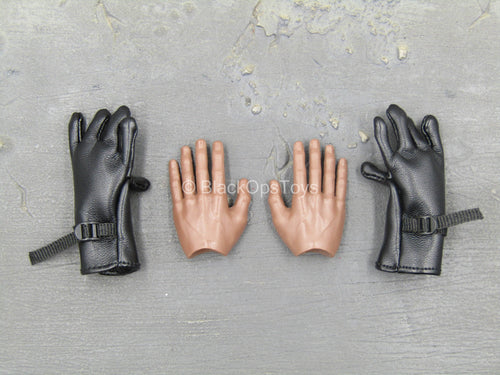 US Marine SAW Gunner Crews - Black Gloved Bendy Hands