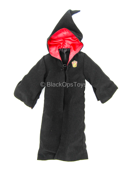 Wizard robe, black-red 