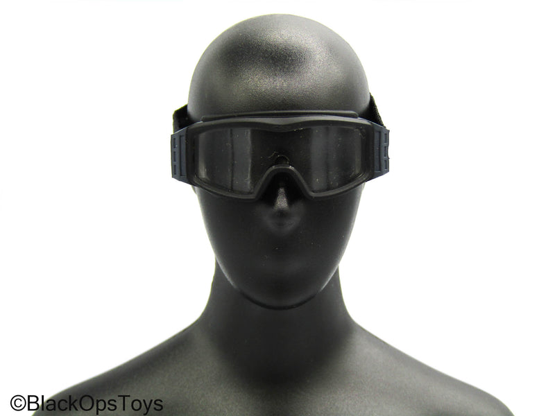 Load image into Gallery viewer, Chinese Police Force - Black Goggles w/Clear Lenses
