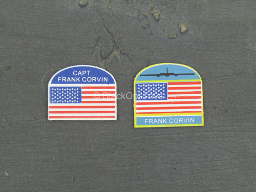 U-2 Dragon Lady SR-71 Test Pilot - American Flag Patch Set