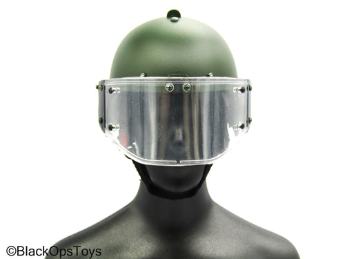 Spetsnaz MVD OSN Vityaz - Green Helmet w/Face Shield