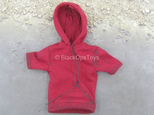 Cpl. Joel Hagan Red Ver. - Weathered Sleeveless Wired Hoodie