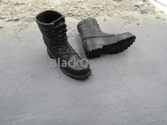Gangsters Kingdom Female Police A. Lewis Black Peg Type Boots