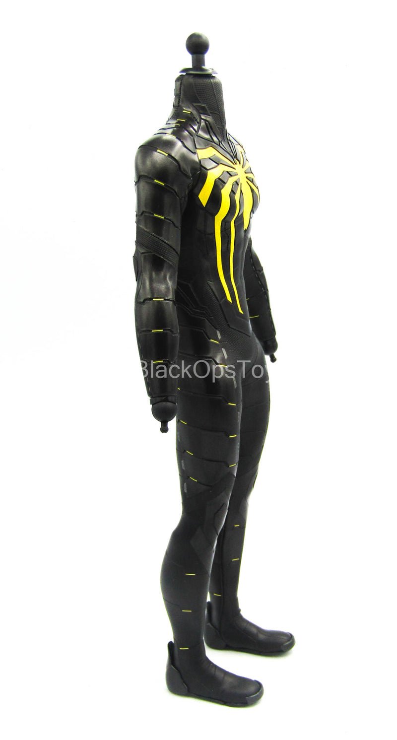 Load image into Gallery viewer, Spiderman Anti-Ock Suit - Male Body w/Black &amp; Yellow Body Suit
