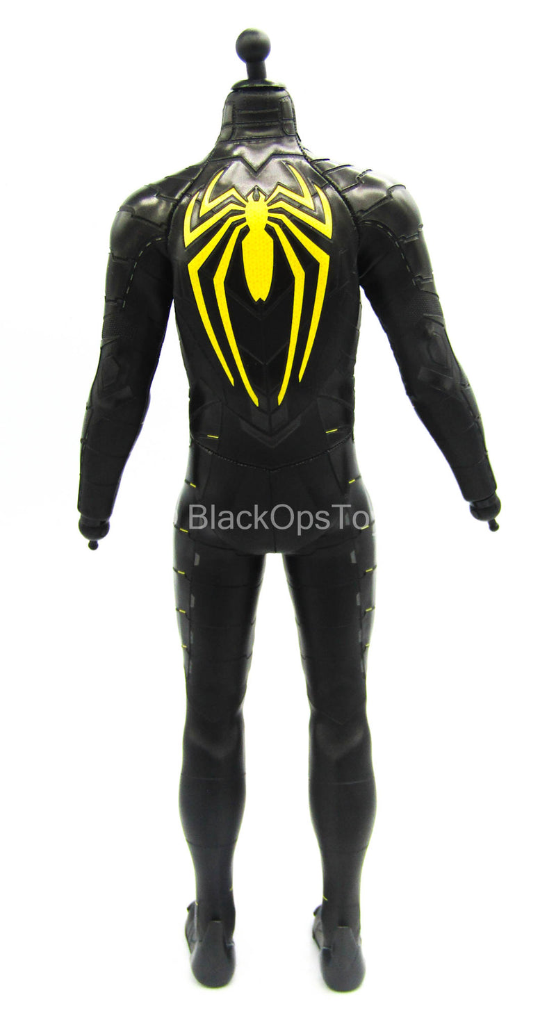 Load image into Gallery viewer, Spiderman Anti-Ock Suit - Male Body w/Black &amp; Yellow Body Suit
