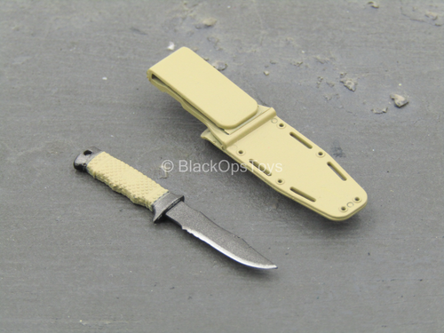 DEVGRU Gold Team - Tan Knife w/Sheath