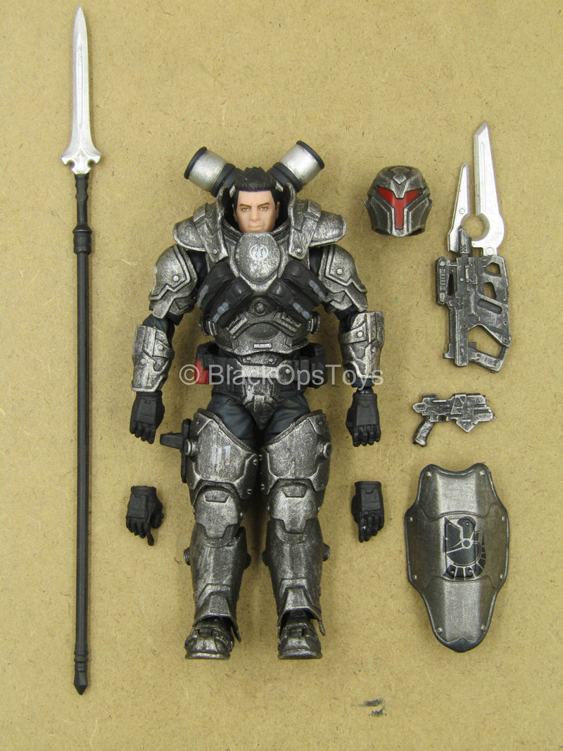 Load image into Gallery viewer, 1/18 - 1st Legion Steel Spear - Male Armored Body w/Weapon Set
