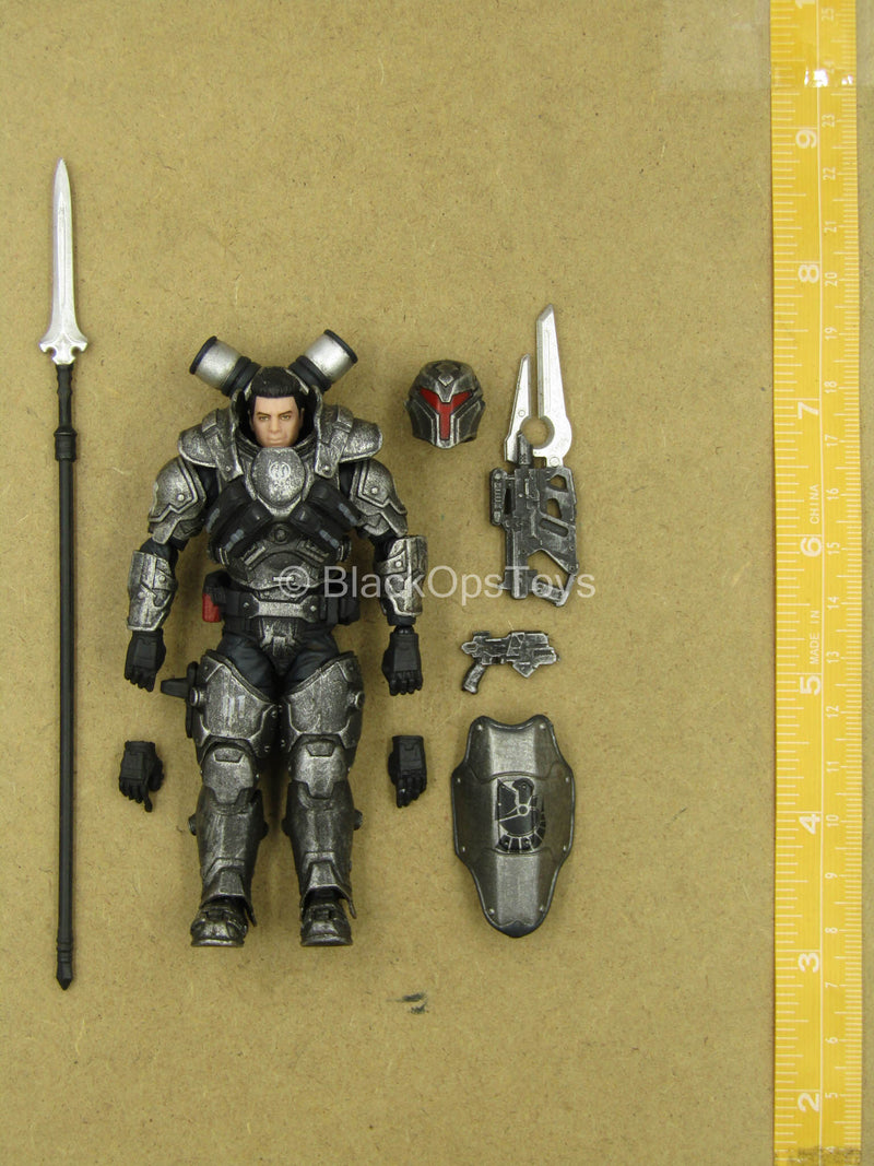 Load image into Gallery viewer, 1/18 - 1st Legion Steel Spear - Male Armored Body w/Weapon Set
