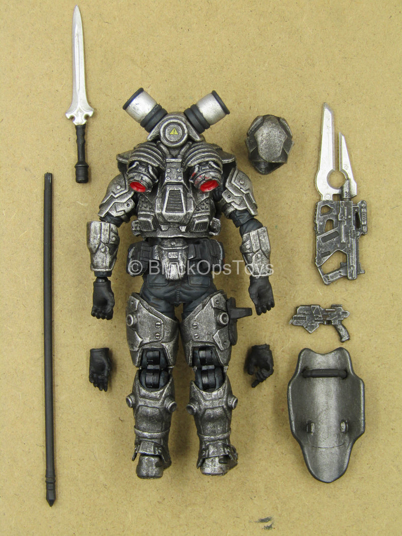 Load image into Gallery viewer, 1/18 - 1st Legion Steel Spear - Male Armored Body w/Weapon Set
