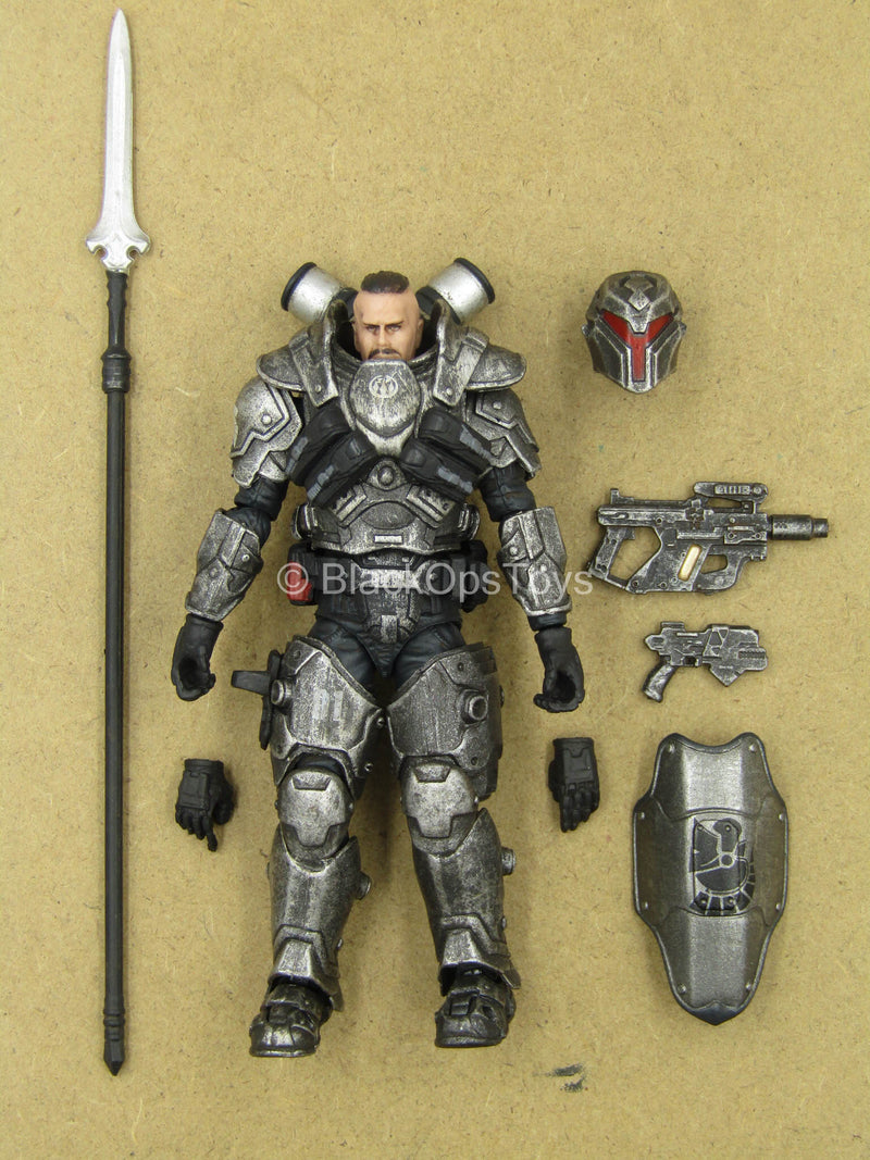 Load image into Gallery viewer, 1/18 - 1st Legion Steel Spear - Male Armored Body w/Weapon Set
