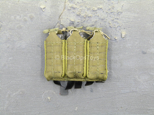 S.A.D. Low Profile - Tan MOLLE Triple Cell Magazine Pouch