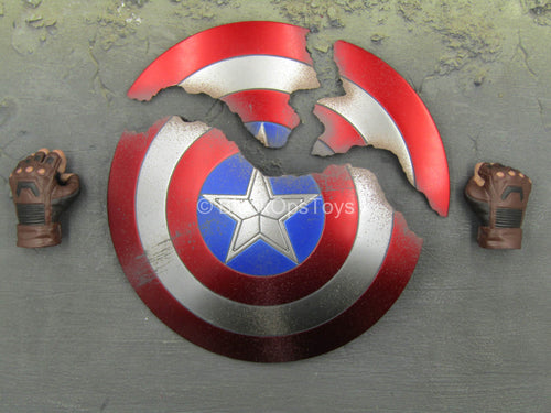 Endgame - Captain America - Broken Shield w/Hand Set