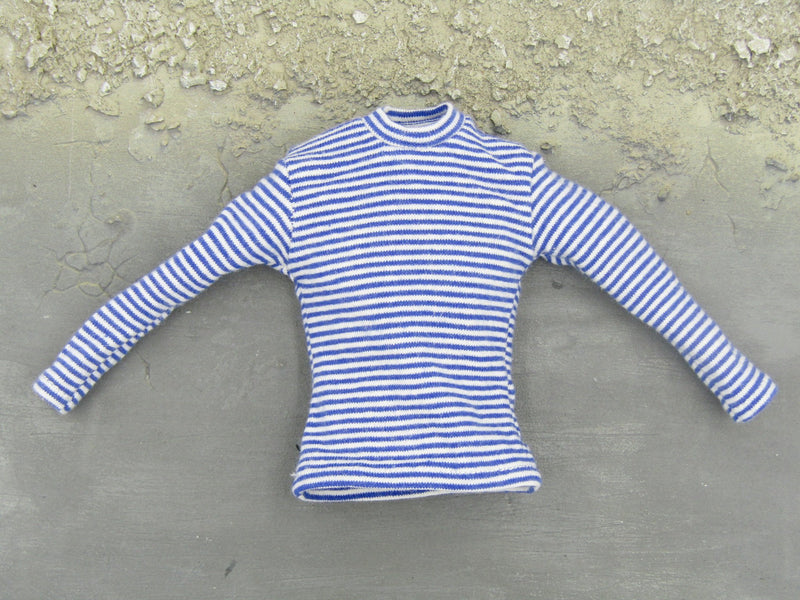 Load image into Gallery viewer, Spetsnaz FSB - Blue &amp; White Striped Long Sleeve Shirt
