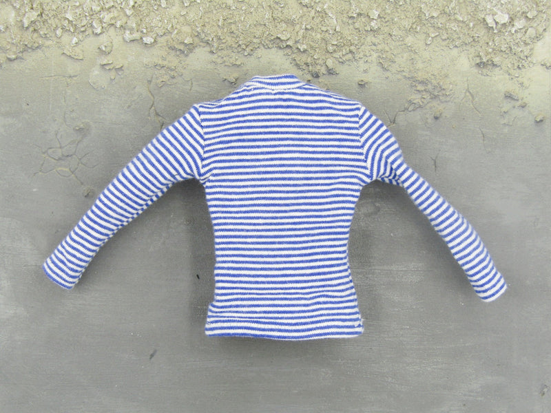 Load image into Gallery viewer, Spetsnaz FSB - Blue &amp; White Striped Long Sleeve Shirt
