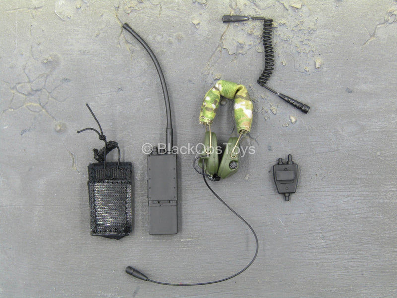 Load image into Gallery viewer, Close Quarter Battle - Radio w/Woodland Camo Head Set
