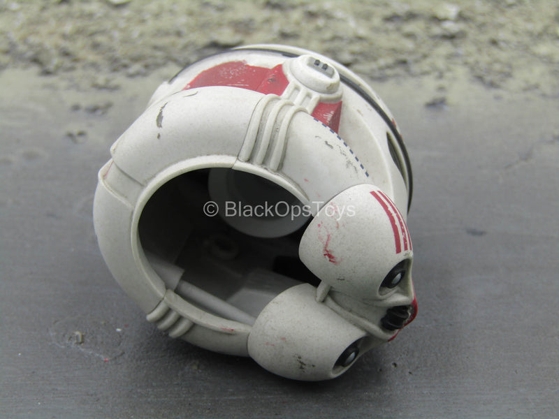 Load image into Gallery viewer, Star Wars - Coruscant Guard - White &amp; Red Weathered Helmet
