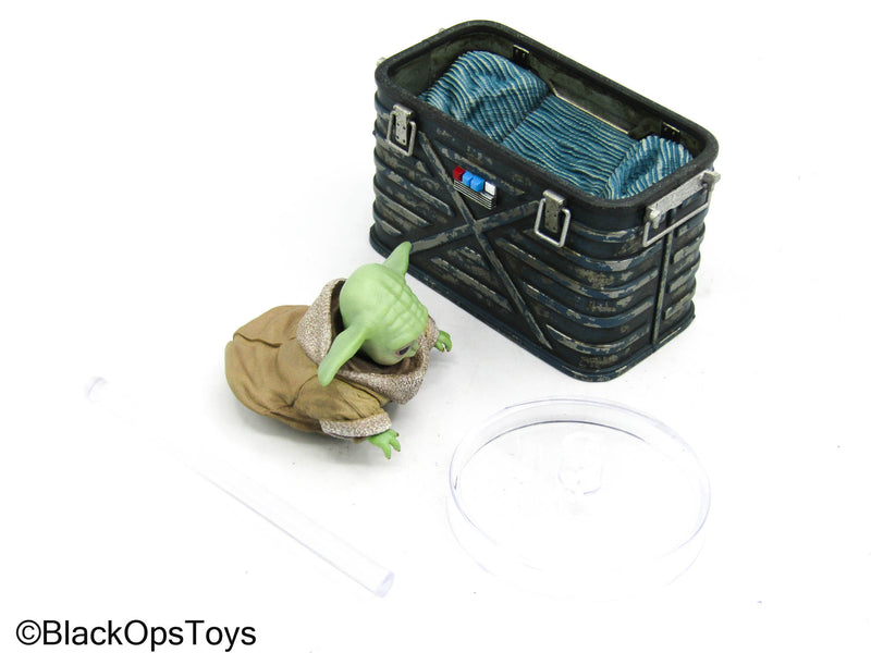 Load image into Gallery viewer, Star Wars Grogu - Grogu w/Crate &amp; Stand

