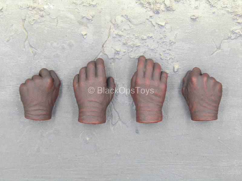 Load image into Gallery viewer, Dragonborn Warrior - Brown Gloved Hand Set (x4)
