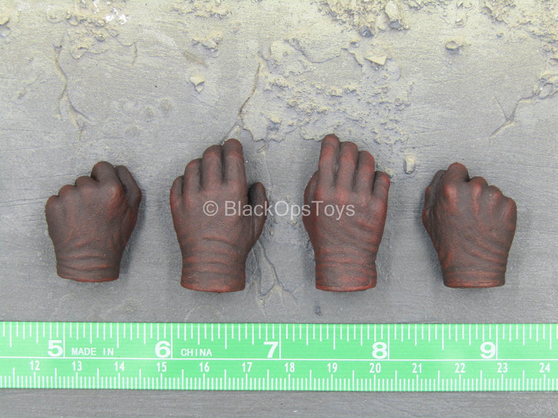 Load image into Gallery viewer, Dragonborn Warrior - Brown Gloved Hand Set (x4)
