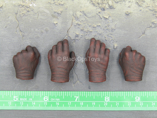 Dragonborn Warrior - Brown Gloved Hand Set (x4)