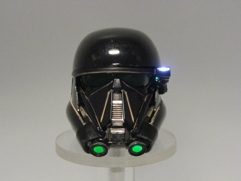 Load image into Gallery viewer, Star Wars - Death Trooper - Light Up Black Helmeted Head Sculpt
