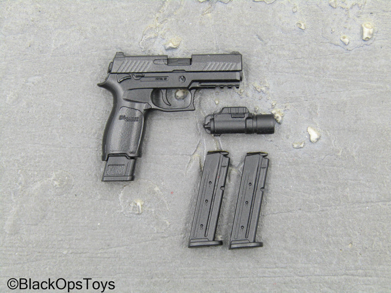 Load image into Gallery viewer, Modular Carbine Weapon Set Ver. B - Spring-Loaded P320 Pistol w/Tac Light
