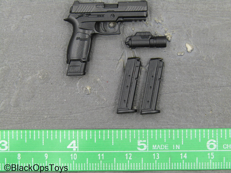 Load image into Gallery viewer, Modular Carbine Weapon Set Ver. B - Spring-Loaded P320 Pistol w/Tac Light
