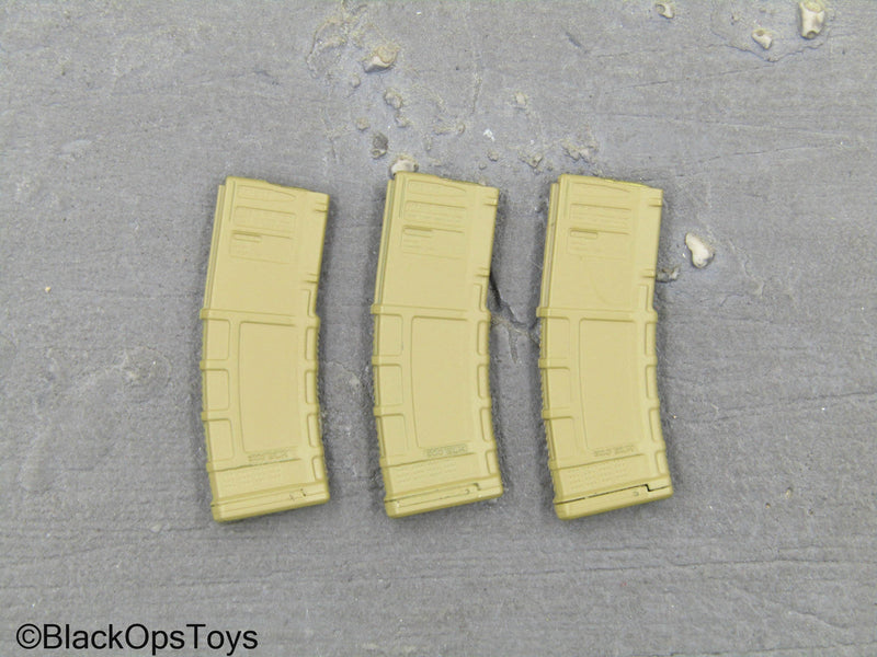 Load image into Gallery viewer, Modular Carbine Weapon Set Ver. C - 5.56mm Tan Magazines (x3)
