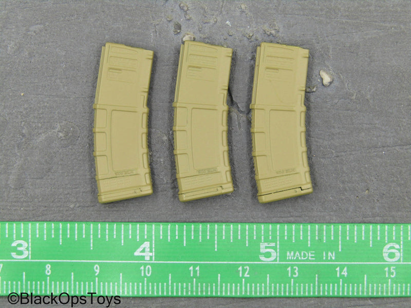 Load image into Gallery viewer, Modular Carbine Weapon Set Ver. C - 5.56mm Tan Magazines (x3)
