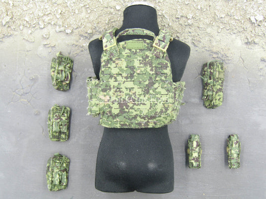 Navy Seal - AOR2 Combat Vest w/Pouch Set