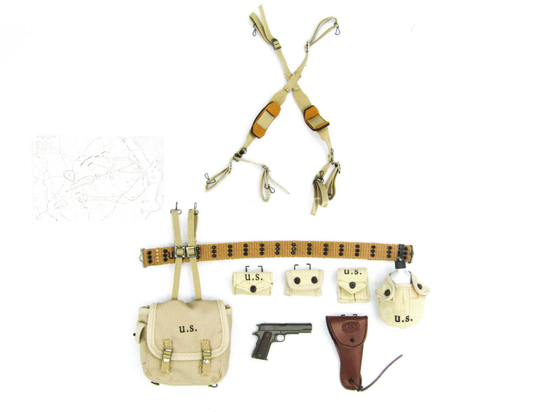 Load image into Gallery viewer, WWII - US Paratrooper Special Edition - Utility Belt Set w/Suspenders
