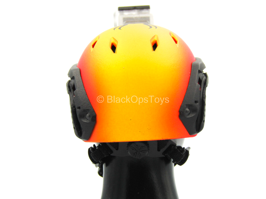 PMC Urban Grenadier - Flame Colored FAST Helmet w/Camera